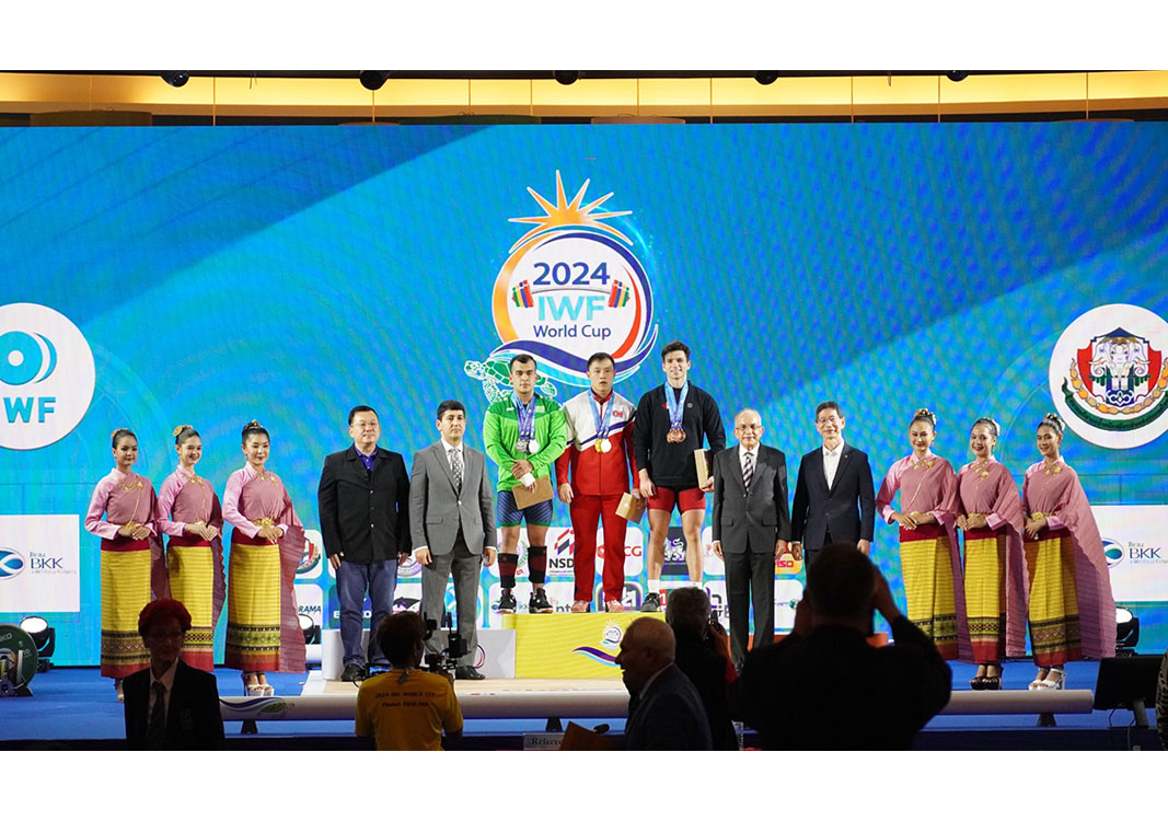 Türkmenistanly agyr atletikaçy Taýlandda geçýän 2024-nji ýyl Dünýä kubogynda kümüş medal gazandy