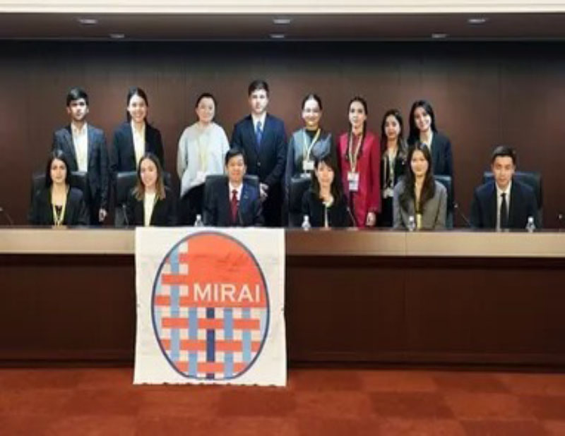 Türkmen talyby MIRAI maksatnamasynyň çäginse Ýaponiýada guralan gysga möhletli okuwa gatnaşdy