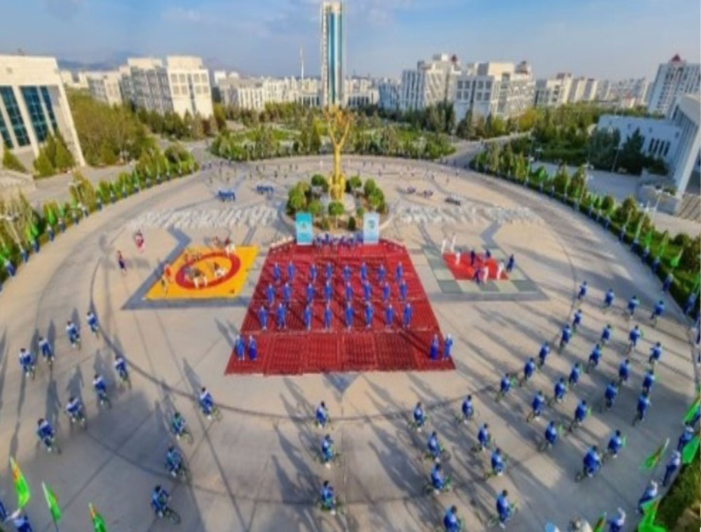 SAGLYK ÝAŞAÝYŞYŇ GIREWIDIR ADY BILEN DABARALY SPORT ÇÄRESI GEÇIRILDI