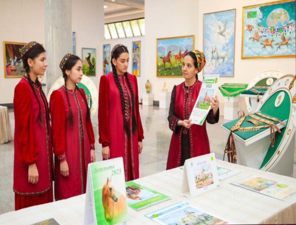 Parahat ýurdumda türkmen bedewiniň şekillendiriş sungatyndaky waspy